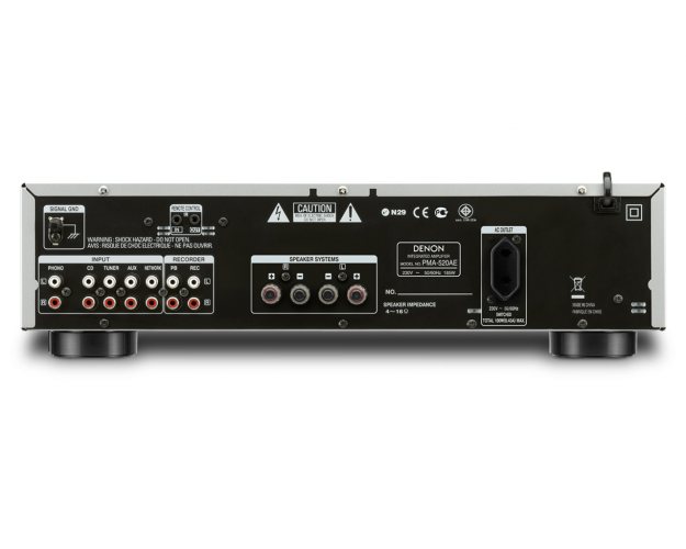 Задняя панель Denon PMA-520AE